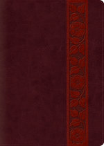 ESV Study Bible, Large Print (TruTone, Mahogany, Trellis Design, Indexed)