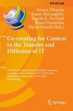 Co-Creating for Context in the Transfer and Diffusion of IT