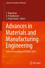 Advances in Materials and Manufacturing Engineering