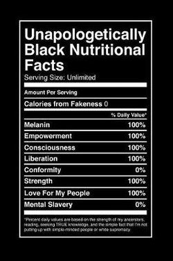 Unapologetically Black Nutritional Facts