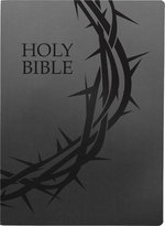 KJV Holy Bible, Crown of Thorns Design, Large Print, Black Ultrasoft KJV Holy Bible, Crown of Thorns Design, Large Print, Black Ultrasoft
