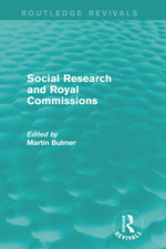 Social Research and Royal Commissions (Routledge Revivals)