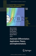 Automatic Differentiation: Applications, Theory, and Implementations