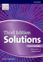 Solutions: Intermediate: Student's Book a Units 1-3