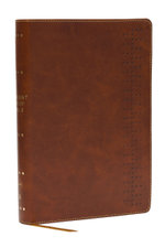 Student Study Bible: A Guide to Knowing and Living God's Word (NKJV, Brown Leathersoft, Red Letter, Comfort Print)