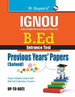 Ignou B.Ed. Entrance Test