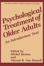 Psychological Treatment of Older Adults