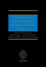 Corruption and Misuse of Public Office