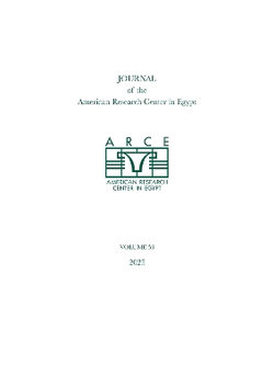 Journal of the American Research Center in Egypt, volume 59
