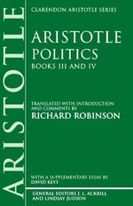 Politics: Books III and IV