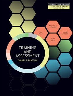 Training and Assessment 
