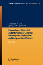 Proceedings of the 2011 2nd International Congress on Computer Applications and Computational Science