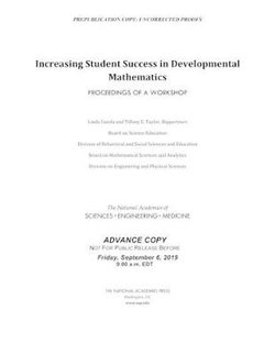 Increasing Student Success in Developmental Mathematics