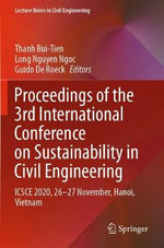 Proceedings of the 3rd International Conference on Sustainability in Civil Engineering