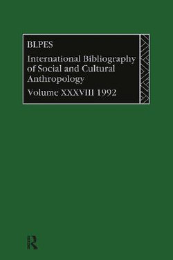 IBSS: Anthropology: 1992 Vol 38