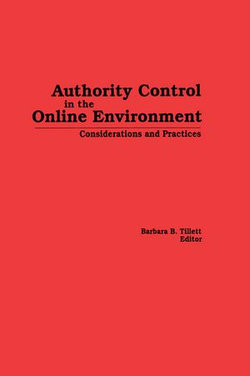 Authority Control in the Online Environment Authority Control in the Online Environment