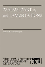 Psalms, Part 2, and Lamentations