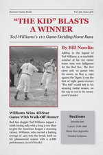 "The Kid" Blasts a Winner: Ted Williams's 110 Game-Deciding Home Runs