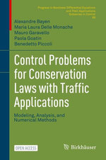 Control Problems for Conservation Laws with Traffic Applications