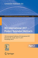 HCI International 2017 - Posters' Extended Abstracts