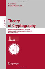 Theory of Cryptography