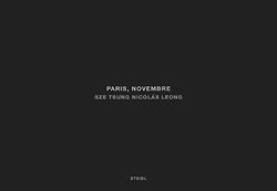 Sze Tsung Nicolás Leong: Paris, Novembre