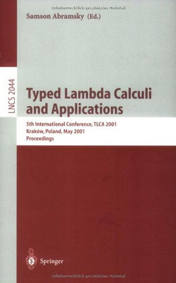Typed Lambda Calculi and Applications