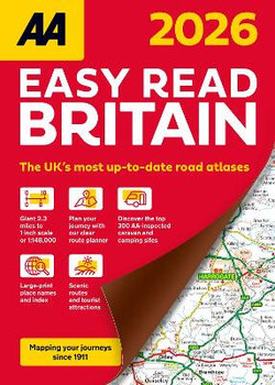 AA Easy Read Atlas Britain 2026 2026