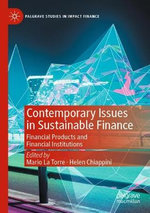 Contemporary Issues in Sustainable Finance