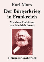 Der Buergerkrieg in Frankreich (Grossdruck)