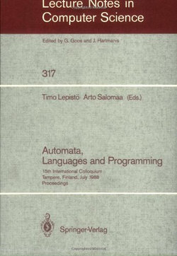 Automata, Languages and Programming