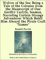 Wolves of the Sea: Being a Tale of the Colonies from the Manuscript of One Geoffry Carlyle, Seaman, Narrating Certain Strange Adventures Which Befell Him Aboard the Pirate Craft "Namur"