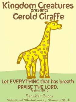 Kingdom Creatures presents Gerold Giraffe