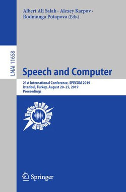 Speech and Computer Speech and Computer