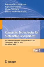 Computing Technologies for Sustainable Development