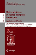 Universal Access in Human-Computer Interaction. Applications and Practice