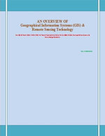 A TEXTBOOK OF Geographical Information Systems (GIS) and Remote Sensing
