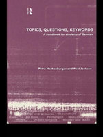 Topics, Questions, Key Words