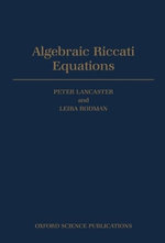 Algebraic Riccati Equations