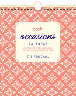 Posh: Occasions Calendar