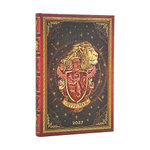2027 Gryffindor Diary (Harry Potter Collection) Mini 12-Month Hardcover Dayplanner (Elastic Band Closure) Horizontal