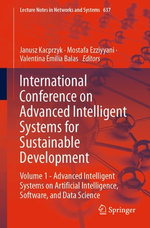 International Conference on Advanced Intelligent Systems for Sustainable Development International Conference on Advanced Intelligent Systems for Sustainable Development