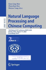Natural Language Processing and Chinese Computing