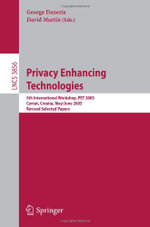 Privacy Enhancing Technologies