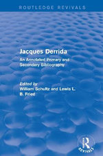 Jacques Derrida (Routledge Revivals)