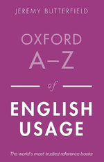 Oxford A-Z of English Usage