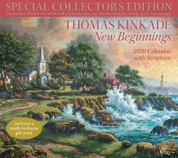 Thomas Kinkade Special Collector's Edition with Scripture 2020 Deluxe Wall Calendar