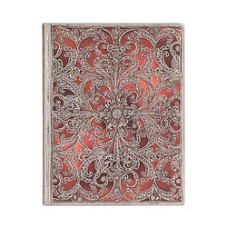 Garnet (Silver Filigree Collection) Ultra Unlined Softcover Flexi Journal
