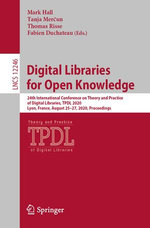 Digital Libraries for Open Knowledge Digital Libraries for Open Knowledge