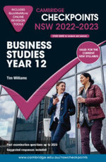 Cambridge Checkpoints NSW Business Studies Year 12 2022-2023